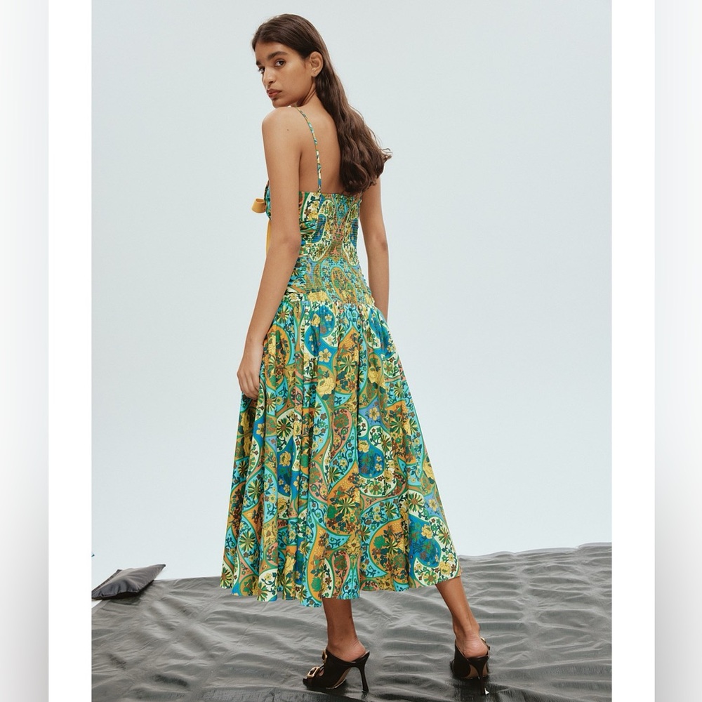 ALÉMAIS Sofie Midi Dress Au6 - Picture 3 of 4
